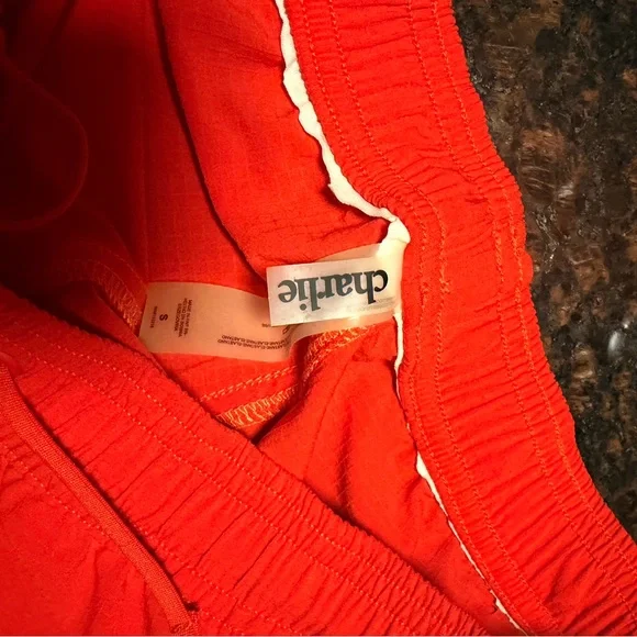 Men's Bright Red Athletic Shorts Charlie by MZ - Picture 2 of 3